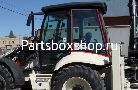 Стекло боковое левое Hidromek 102B, 102S, 105 с 2011 г. KMK