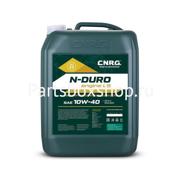 Масло моторное 10W40 N-Duro Engine LS CI-4 CNRG